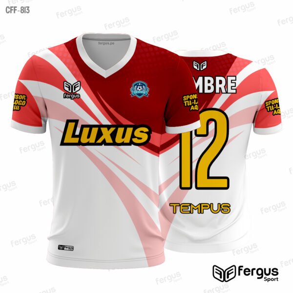 Camisetas de Futbol Blanco y rojo