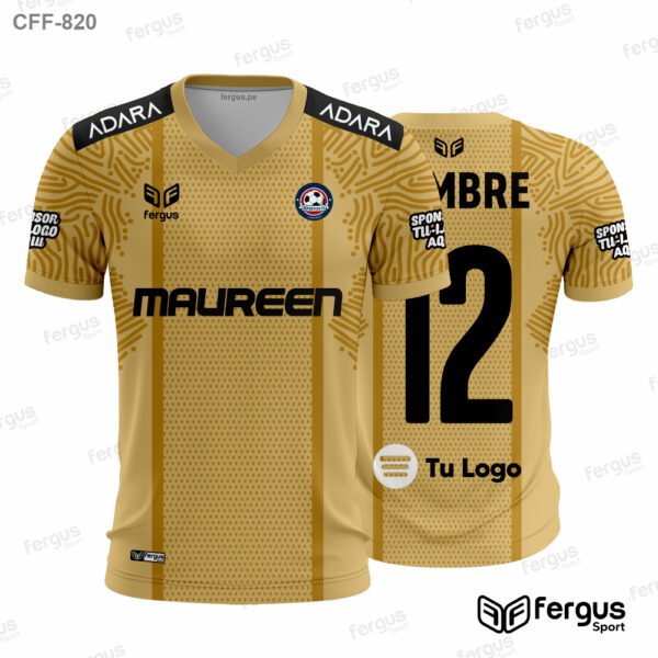 Camisetas de Futbol dorado