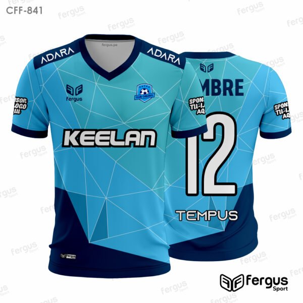 Camisetas de Futbol celeste y azul
