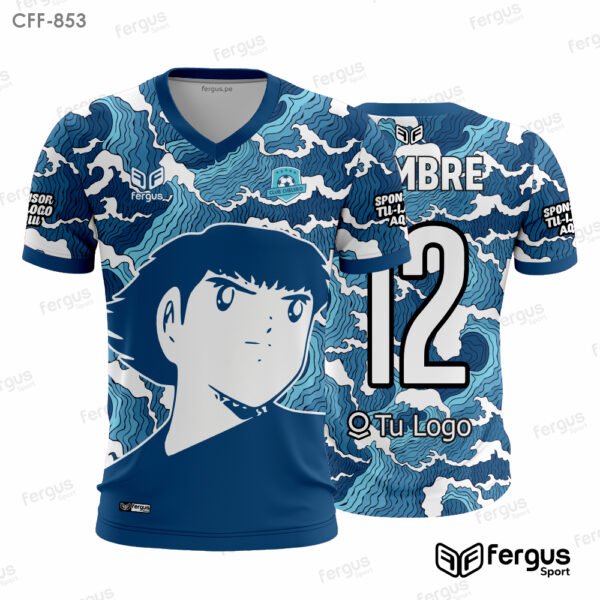 Camisetas de Futbol Azul Super Campeones