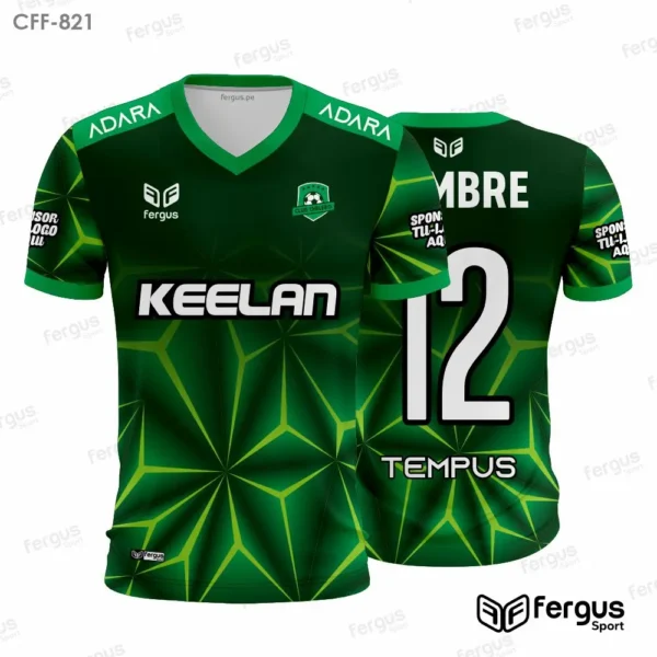 Camisetas de Futbol VERDE Y NEGRO