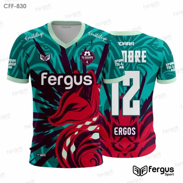 Camisetas de Futbol Verde agua