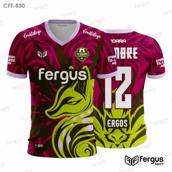 Camisetas de Futbol fucsia