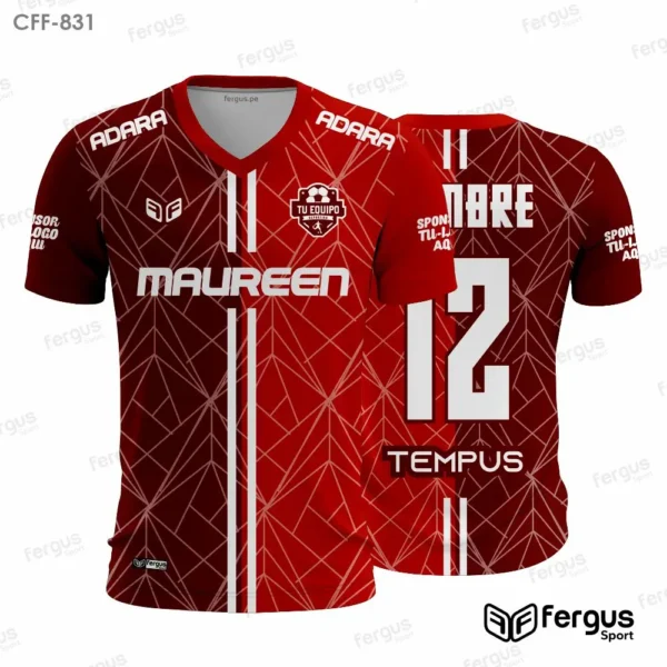 Camisetas de Futbol rojo