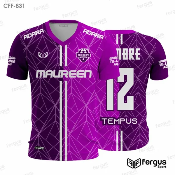 Camisetas de Futbol violeta