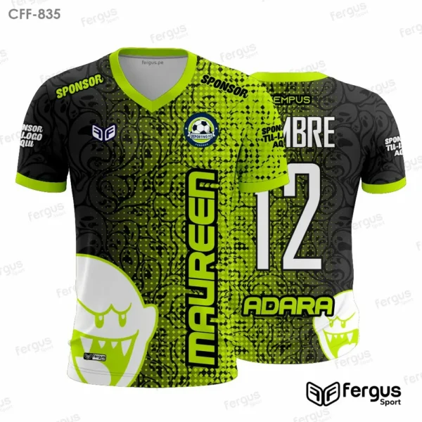 Camisetas de Futbol verde y negro