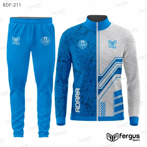 Buzos Deportivos CELESTE y blanco