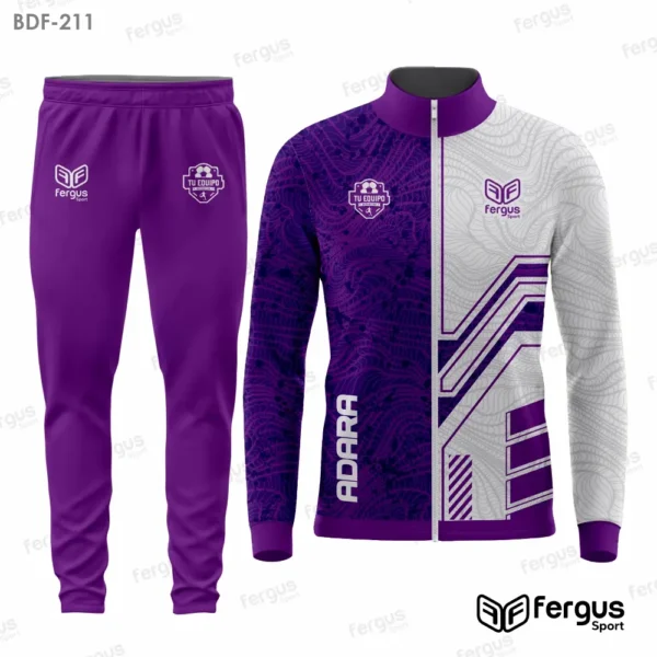 Buzos Deportivos MORADO y blanco