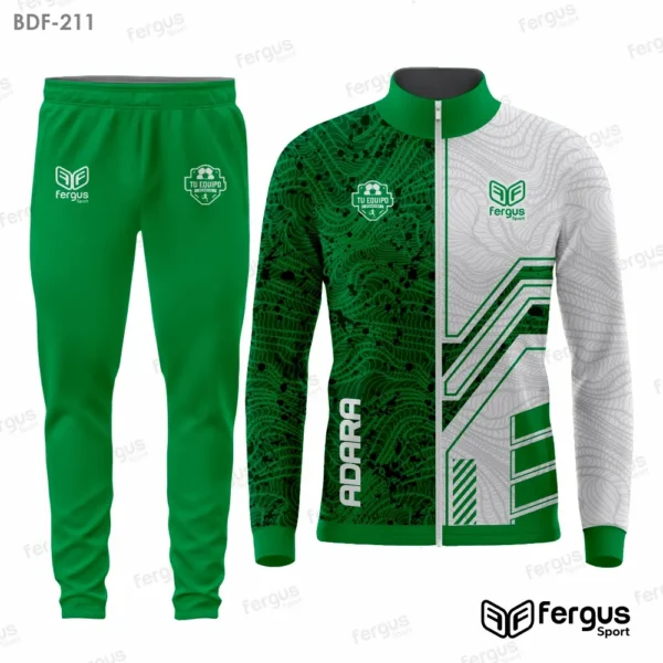 Buzos Deportivos Verde y blanco
