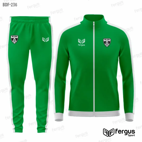 Buzos Deportivos verdes con rayas blancas
