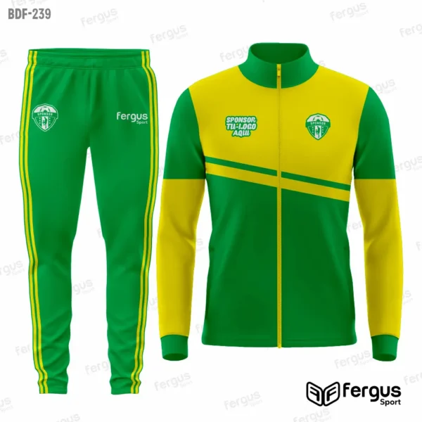 Buzos Deportivos Verde y amarillo