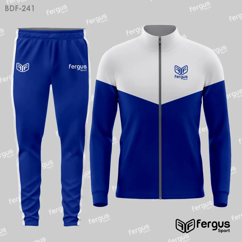 Buzos Deportivos azul y blanco