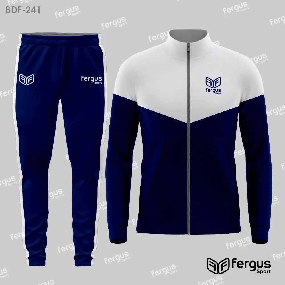 Buzos Deportivos azul y blanco