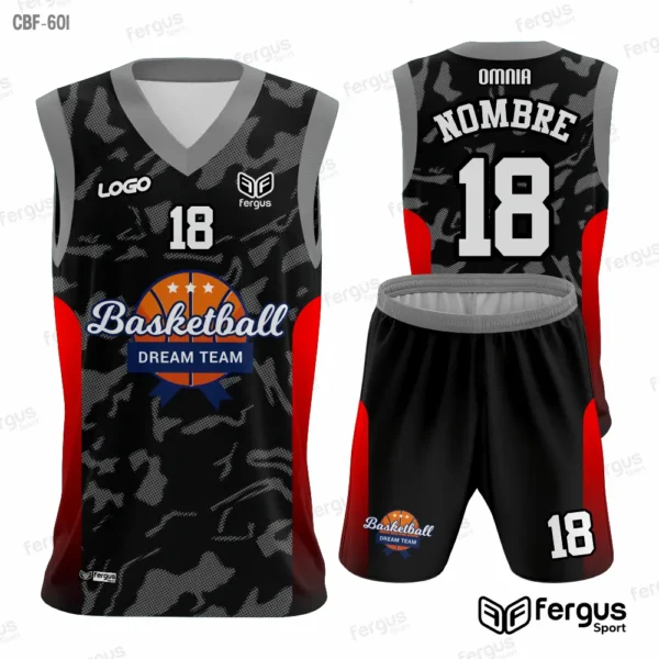 Camisetas de Basquet NEGRO