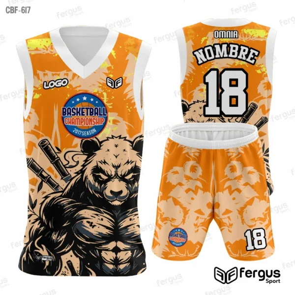 Camisetas de Basquet NARANJA