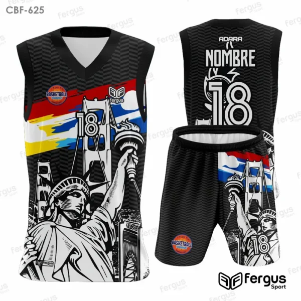 Camisetas de Basquet Negro