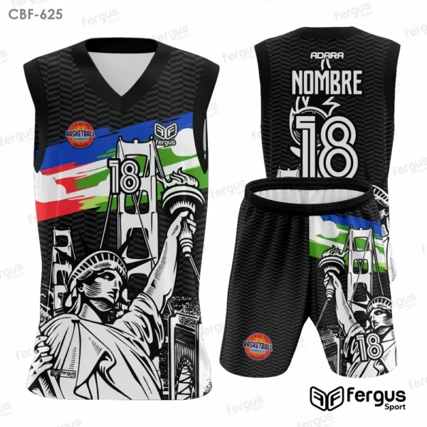 Camisetas de Basquet Negro