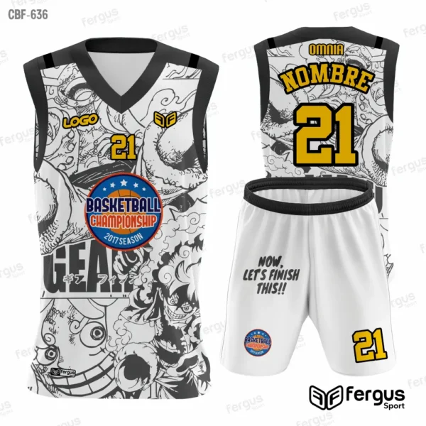 Camisetas de Basquet Negro con ribetes NEGROS