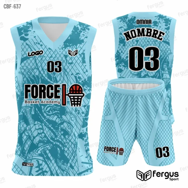 Camisetas de Basquet CELESTE