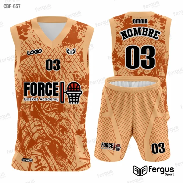 Camisetas de Basquet NARANJA