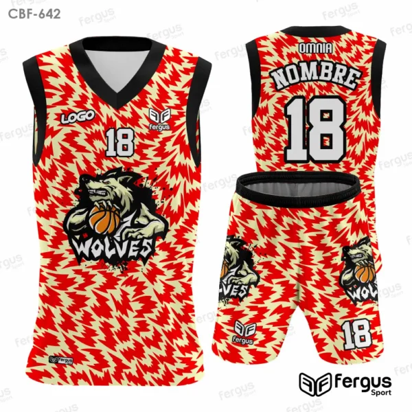 Camisetas de Basquet naranja