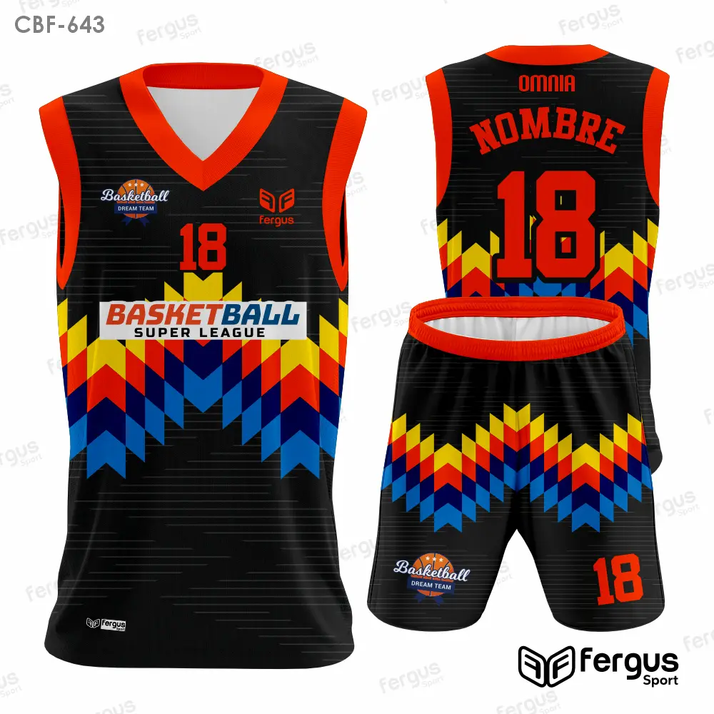 Camisetas de Basquet negro