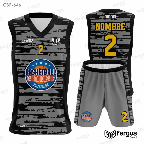 Camisetas de Basquet gris