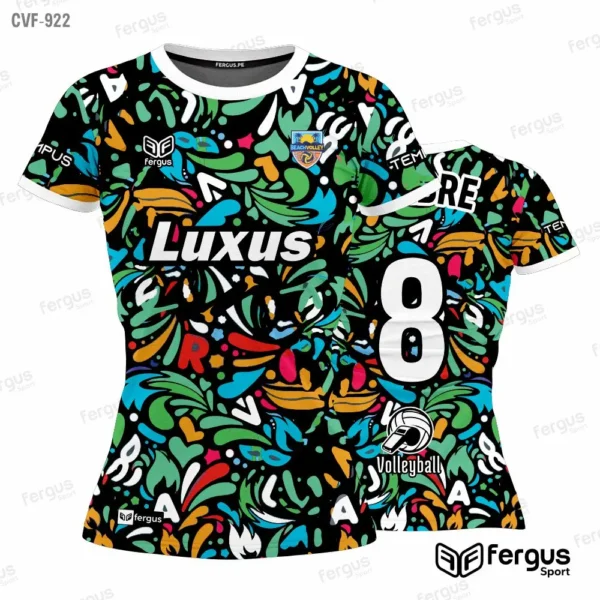 Camisetas de Voley Multicolor