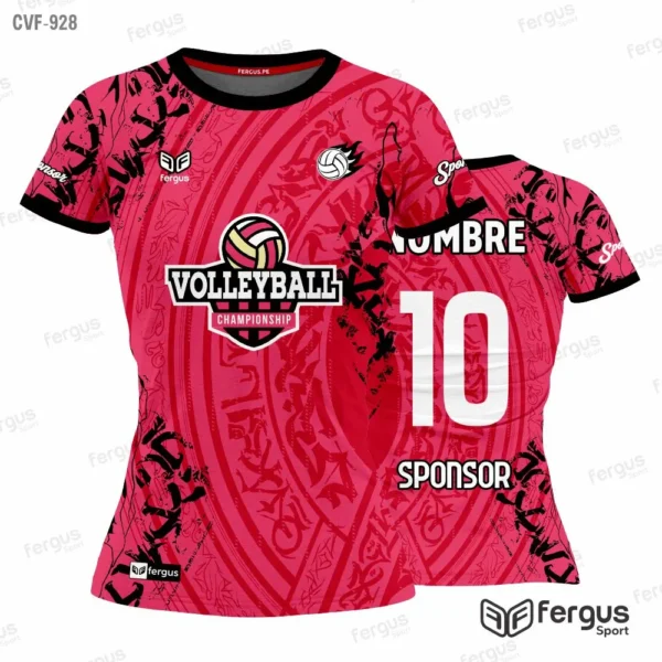 Camisetas de Voley Rosado