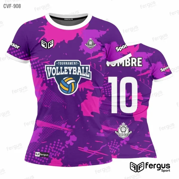 Camisetas de Voley MORADO