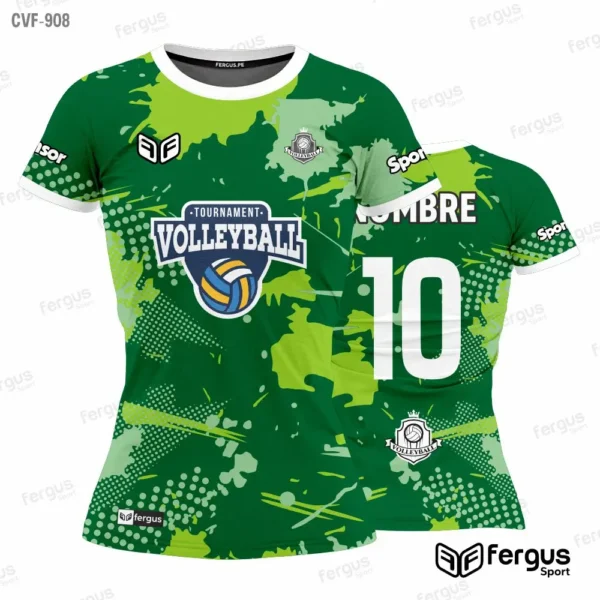 Camisetas de Voley Verde