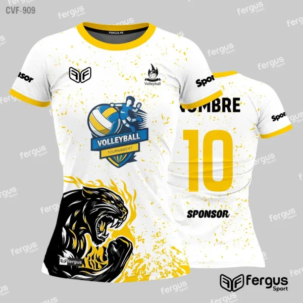 Camisetas de Voley BLANCO