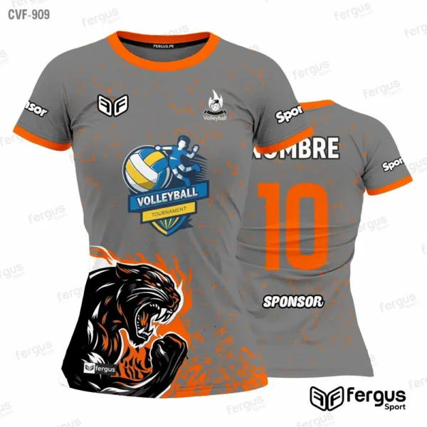 Camisetas de Voley PLOMO