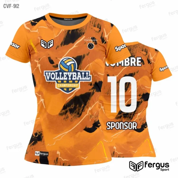 Camisetas de Voley NARANJA