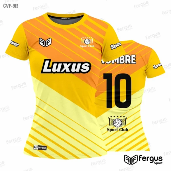 Camisetas de Voley amarillo