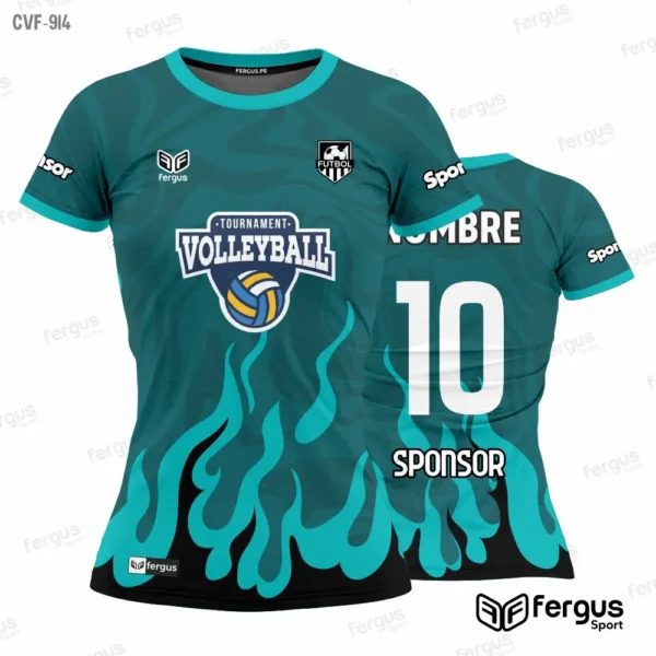 Camisetas de Voley verde