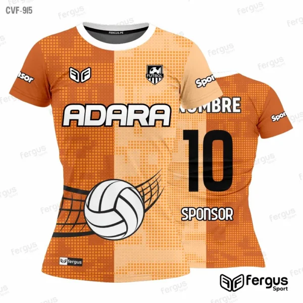 Camisetas de Voley naranja