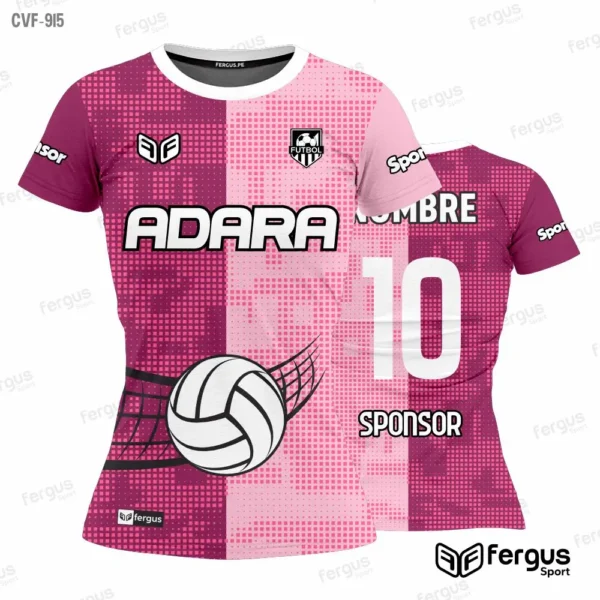 Camisetas de Voley fucsia