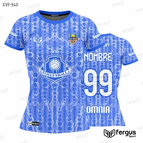 Camisetas de Voley azul