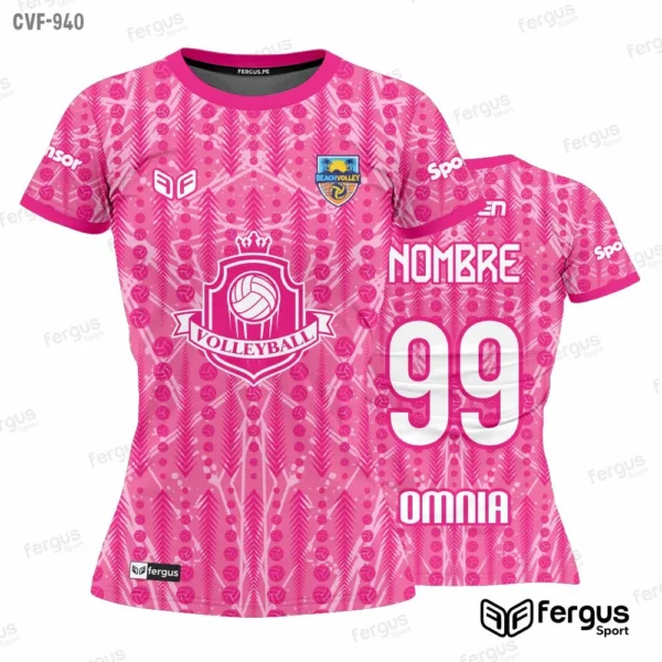 Camisetas de Voley rosa