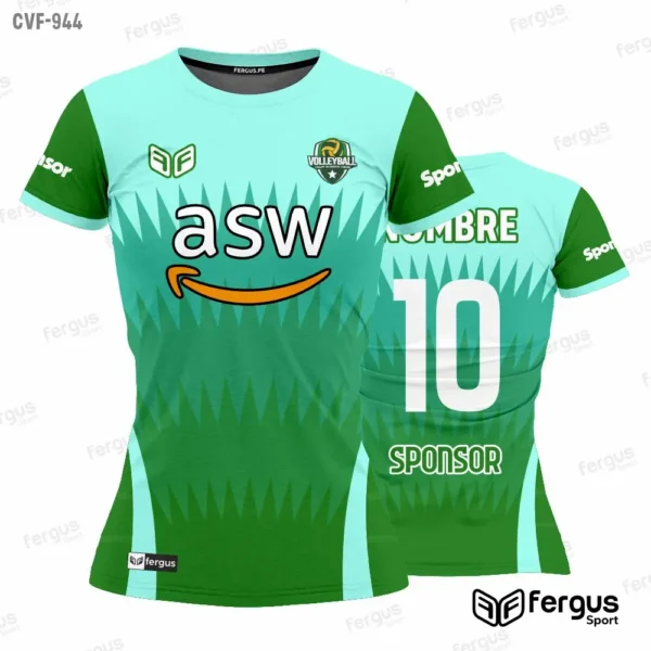 Camisetas de Voley verde