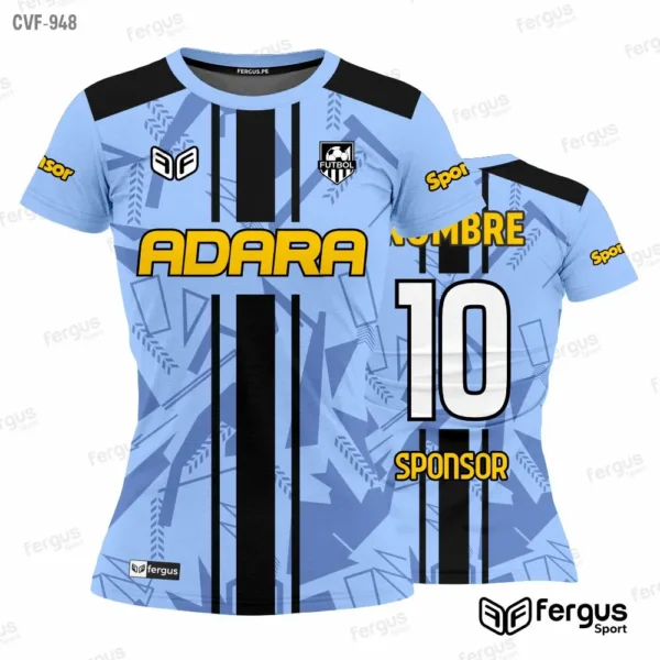 Camisetas de Voley azul y negro
