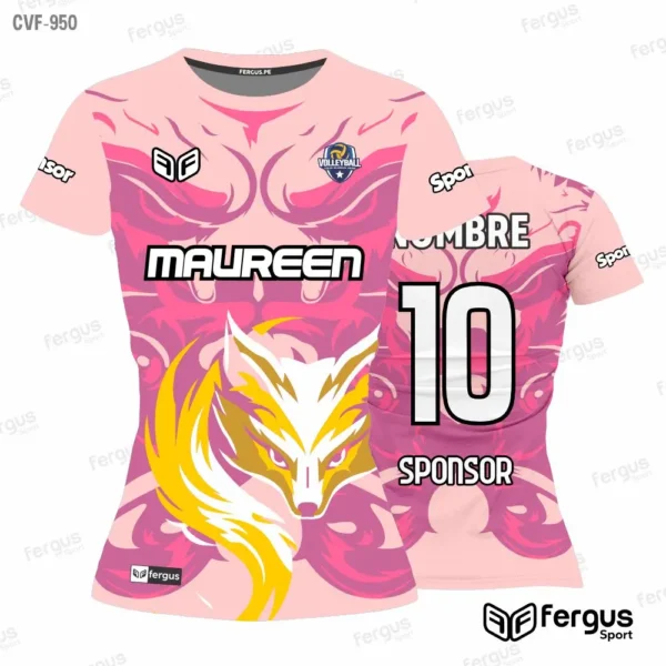 Camisetas de Voley rosado