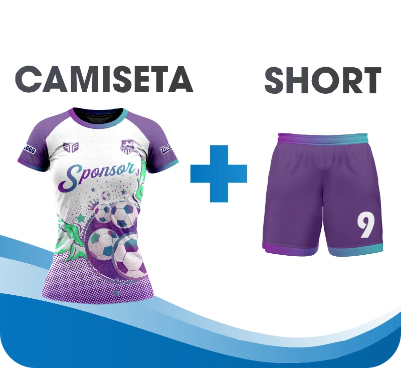 camisetas y short de futbol para mujeres peru