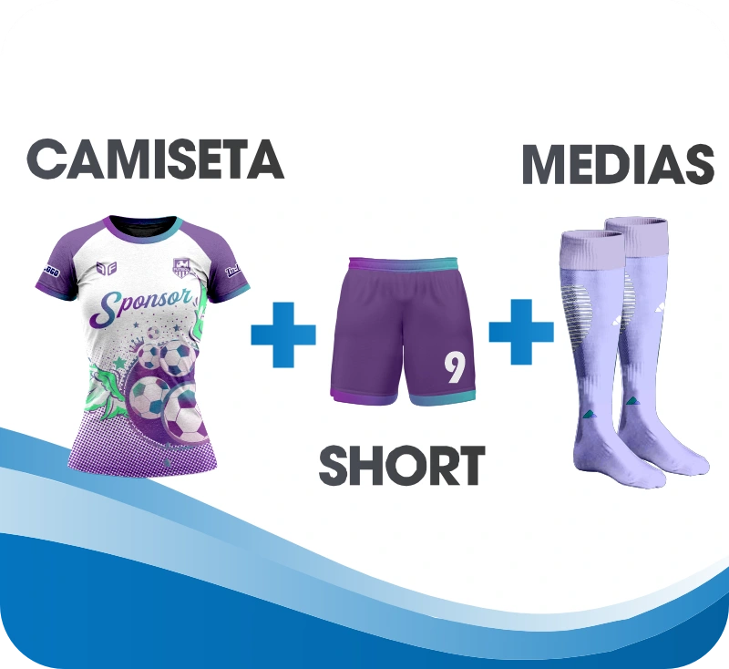 camisetas short y medias de futbol para mujeres peru