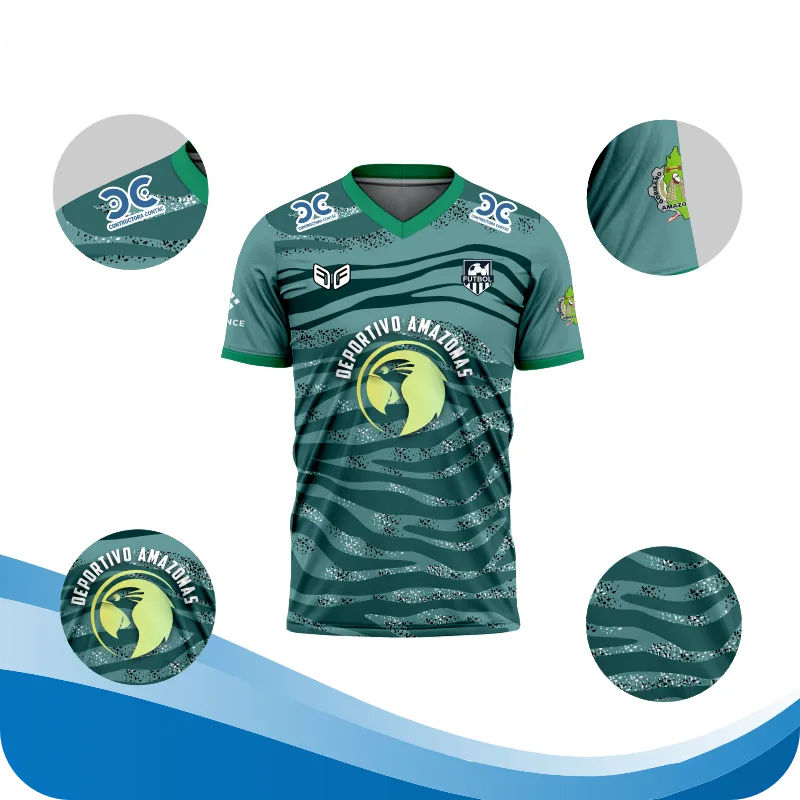 caracteristicas de camisetas de futbol en amazonas