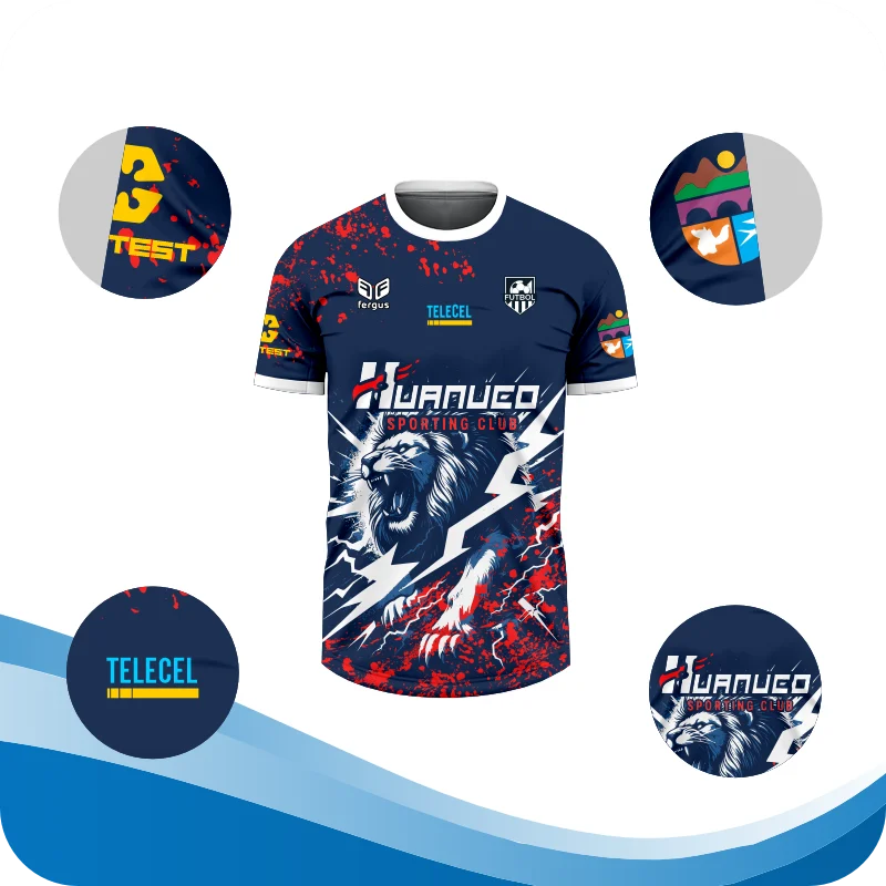 caracteristicas camisetas de futbol en huanuco