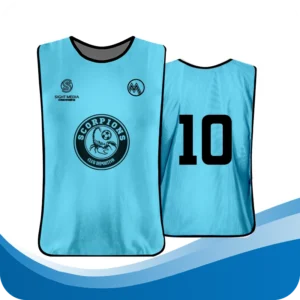 chalecos de futbol sublimados y personalizados