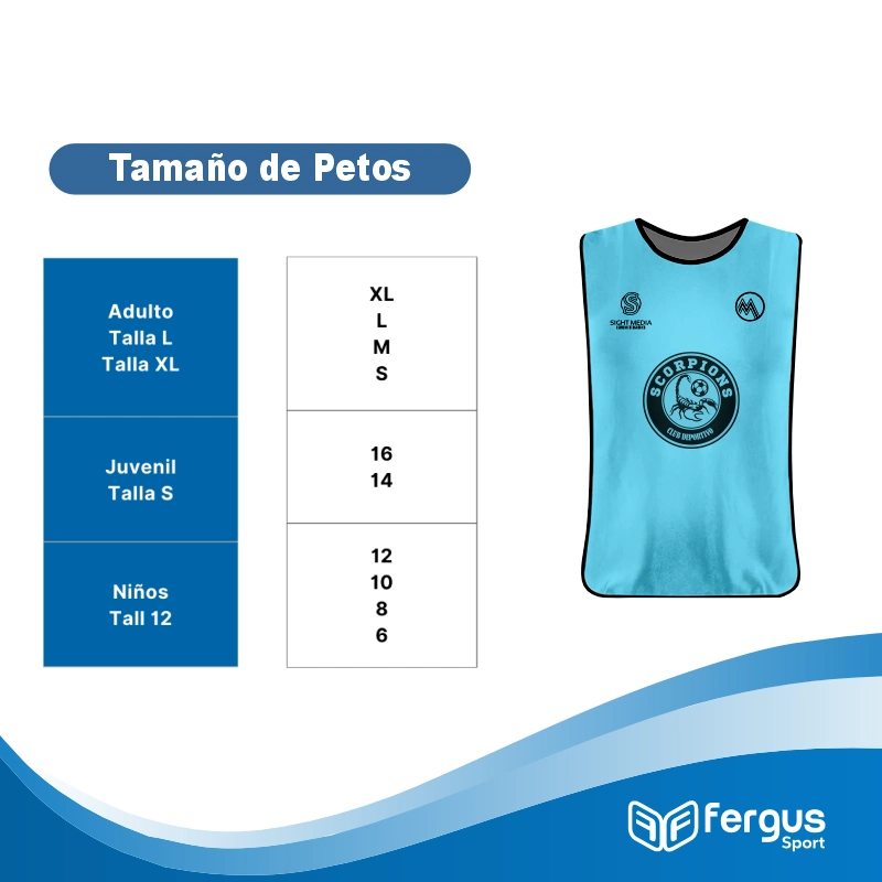 tallas tallas chalecos de futbol sublimados y personalizados con tu nombre